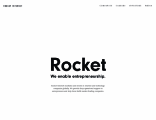 rocket-internet.de screenshot