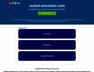 rocket-simulator.com screenshot