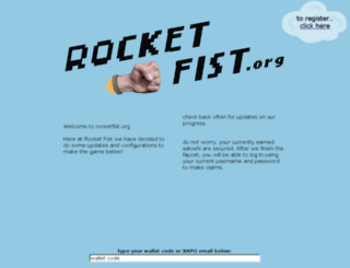 rocketfist.org screenshot