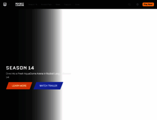 rocketleaguegame.com screenshot