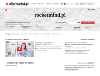 rocketmind.pl screenshot