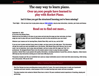rocketpiano.com screenshot