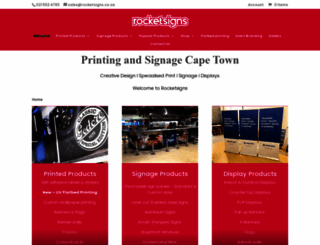 rocketsigns.co.za screenshot
