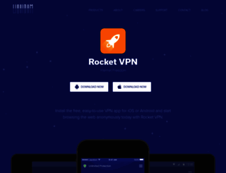 rocketvpnapp.com screenshot