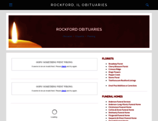 rockfordobits.org screenshot