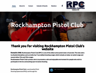 rockhamptonpistolclub.org.au screenshot