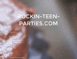 rockin-teen-parties.com screenshot