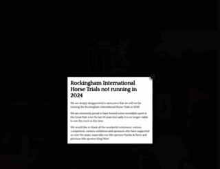 rockinghamcastlehorsetrials.com screenshot
