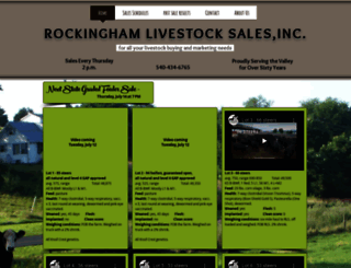 rockinghamlivestock.com screenshot