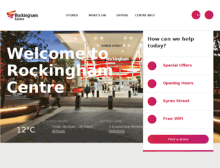 rockinghamshopping.com.au screenshot