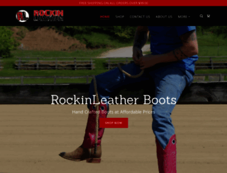 rockinleather.com screenshot