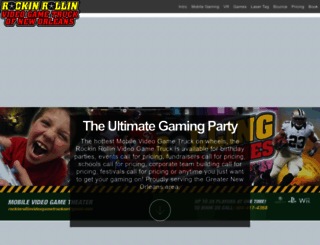 rockinrollinvideogametruckofneworleans.com screenshot