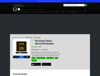 rockland.radio.de screenshot