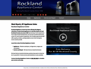 rocklandappliancecenter.com screenshot