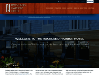 rocklandharborhotel.com screenshot