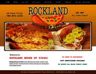 rocklandhouseofpizza.com screenshot