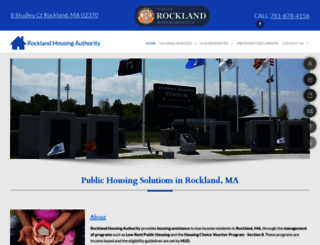 rocklandhousingauthority.com screenshot