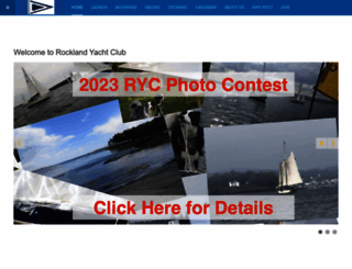 rocklandyachtclub.org screenshot