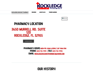 rockledgepharmacy.weebly.com screenshot