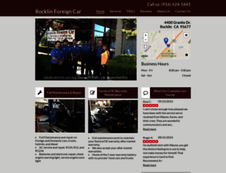 rocklinforeigncar.com screenshot