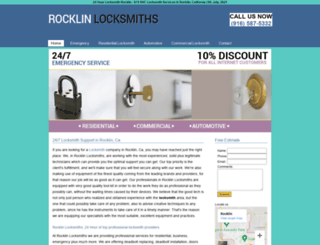 rocklinlocksmiths.com screenshot