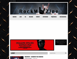 rockmuzine.nl screenshot