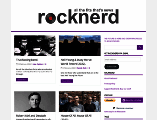 rocknerd.co.uk screenshot