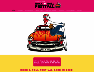 rocknrollfestival.com.au screenshot