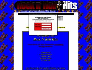 rocknrollhits.hugehitexchange.com screenshot