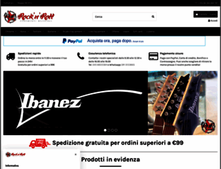 rocknrollstore.net screenshot