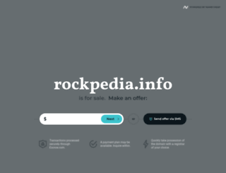 rockpedia.info screenshot