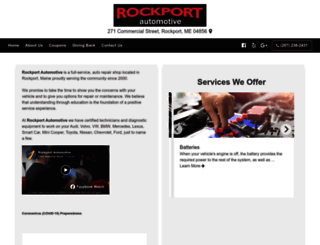 rockportautomotive.com screenshot