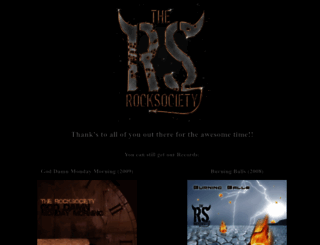 rocksociety.de screenshot