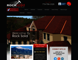 rocksolidroof.com screenshot
