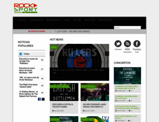 rocksportradio.com screenshot