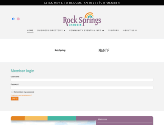 rockspringschamber.com screenshot