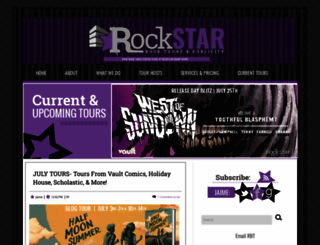 rockstarbooktours.com screenshot