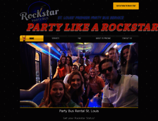 rockstarpartybusstl.com screenshot