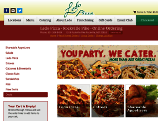 rockville.ledopizza.com screenshot