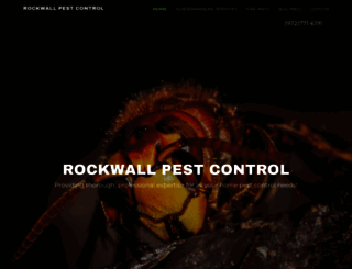 rockwallpestcontrol.com screenshot