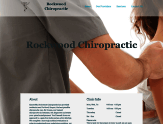 rockwoodchiropractic.com screenshot