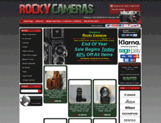 rockycameras.com screenshot