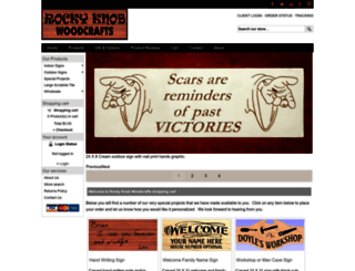 rockyknobwoodcrafts.com screenshot
