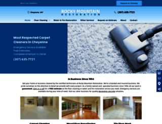 rockymountain-carpetcleaning.net screenshot