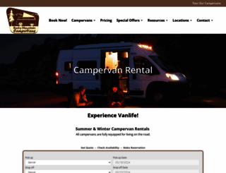 rockymountaincampervans.com screenshot