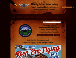 rockymountainwingcaf.org screenshot