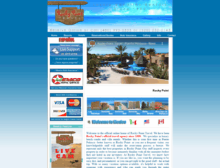 rockypointtravel.com screenshot