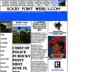 rockypointweekly.com screenshot