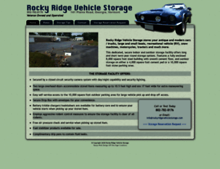 rockyridgevehiclestorage.com screenshot