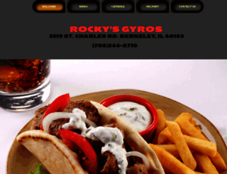 rockysgyros.com screenshot